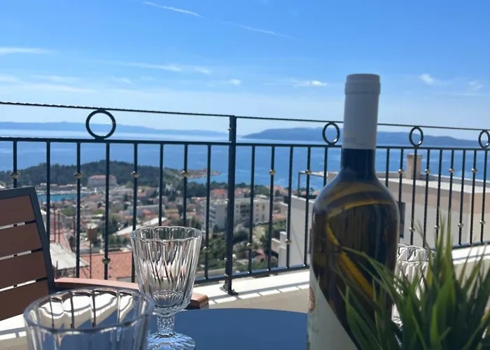 Apartman Luxus App Rubin Mit Traumblick Pool Balkon Lift