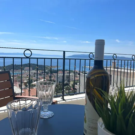 Lägenhet Luxus App Rubin Mit Traumblick Pool Balkon Lift